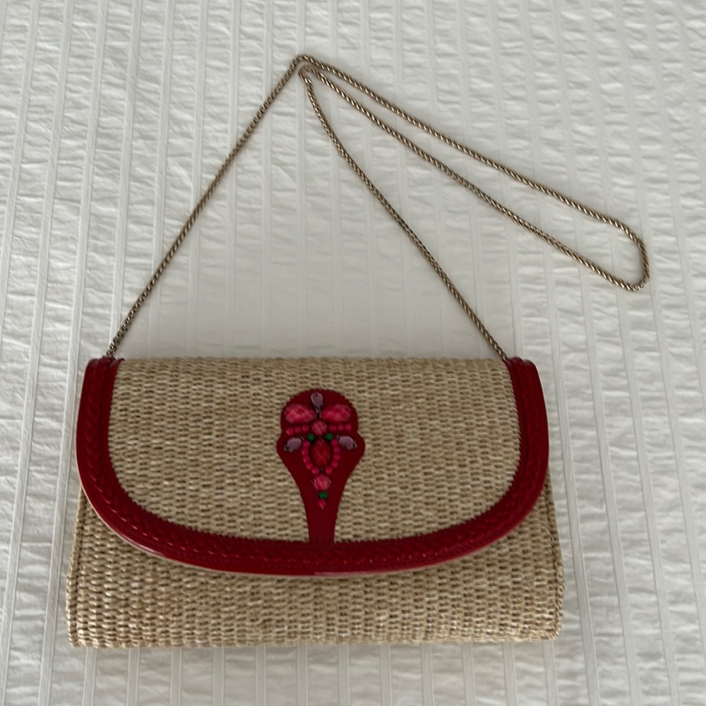 LK Bennett Woven Straw clutch or Crossbody